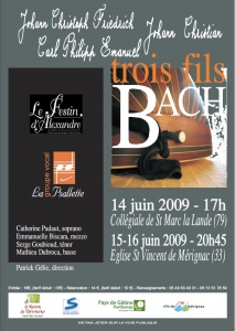 3-fils-bach concert 2009 affiche