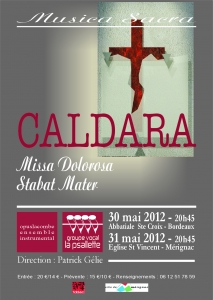 Affiche concert 2012