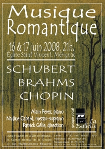 musique romantique concert 2008