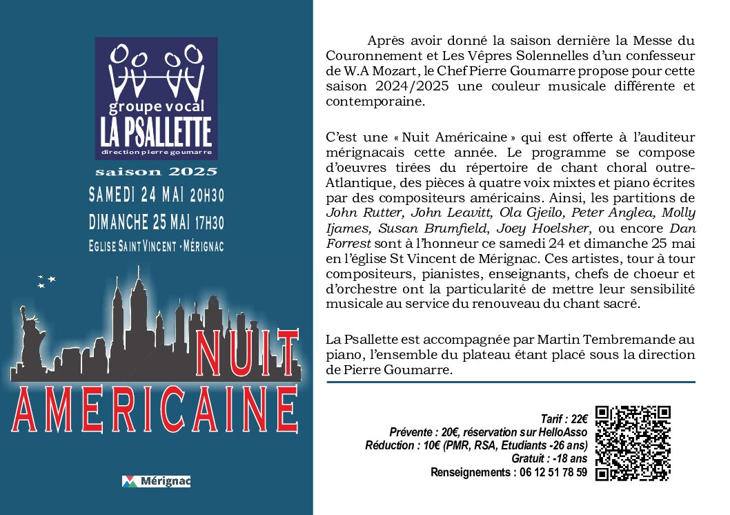 mailing Psallette concert mai 2025